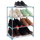 Xerhnan 4 Tier Small Stackable Shoe Rack