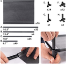 YOUDENOVA 9 Tier Shoe Rack for Closet Entryway