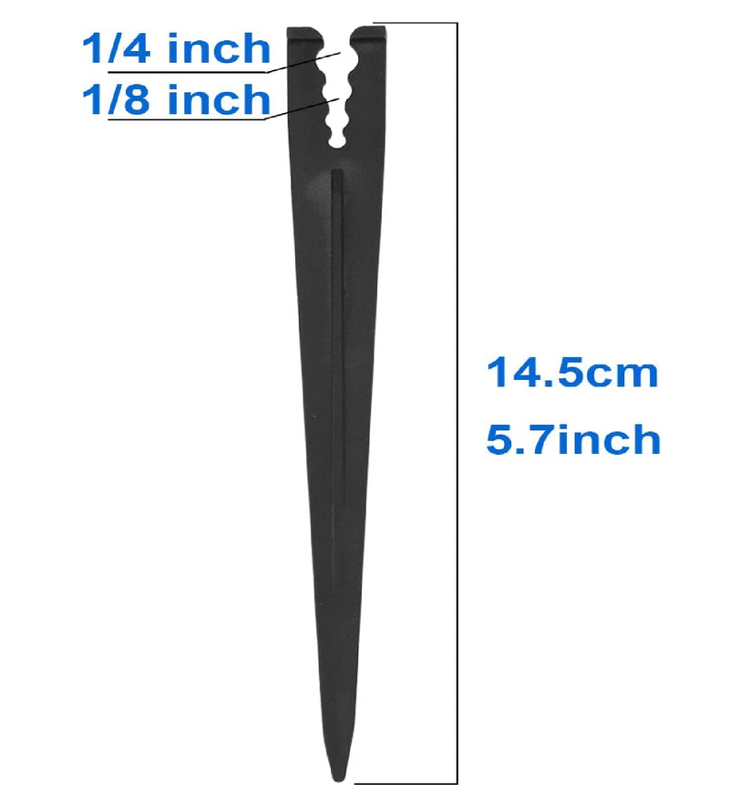 YZWDTGS Drip Irrigation Support Stakes 1/8" 1/4"