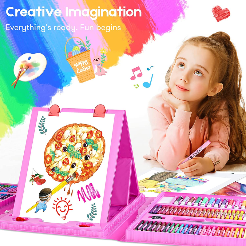 Triani 150pcs Art set for Children Drawing Kit Water Color Pen Crayon Oil  Pastel Painting Tool Art Supplies Stationery Student Gift set,Pencils,  Adults - Walmart.com
