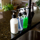 Youngever 5 Pack Empty Clear Glass Pump Bottles | 8 Ounce