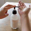 Youngever 5 Pack Empty Clear Glass Pump Bottles | 8 Ounce