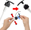 Youngever 5 Pack Empty Clear Glass Pump Bottles | 8 Ounce