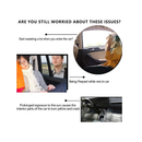 ZATOOTO Car Side Window Sun Shades | Privacy Magnetic Black