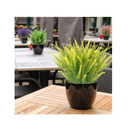 ZEOSTARO Artificial Lavender Flowers | UV Resistant For Exteriors| Synthetic Plastic Plants That Do Not Fade | Garden Window Decoration | Porch| Box | 12 Packs