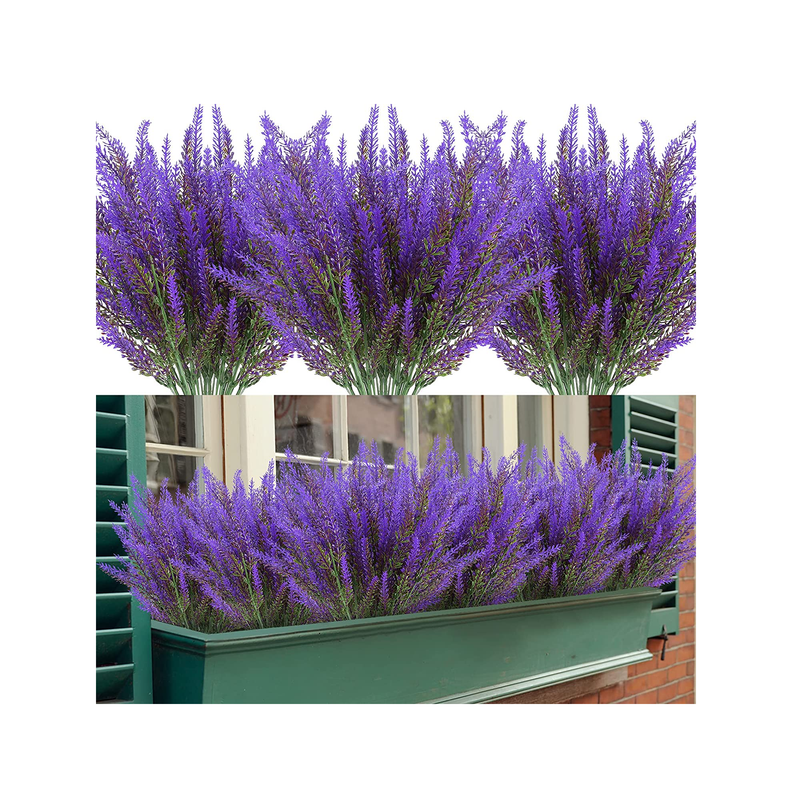 lavender plant outdoor ZEOSTARO Artificial Lavender Flowers