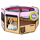 Zampa Pop Up Portable Playpen for Dogs and Cats