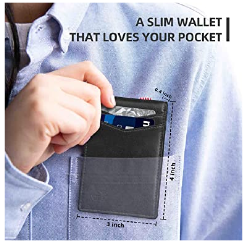 Zitahli Slim Wallets for Men RFID Money Clip Wallet