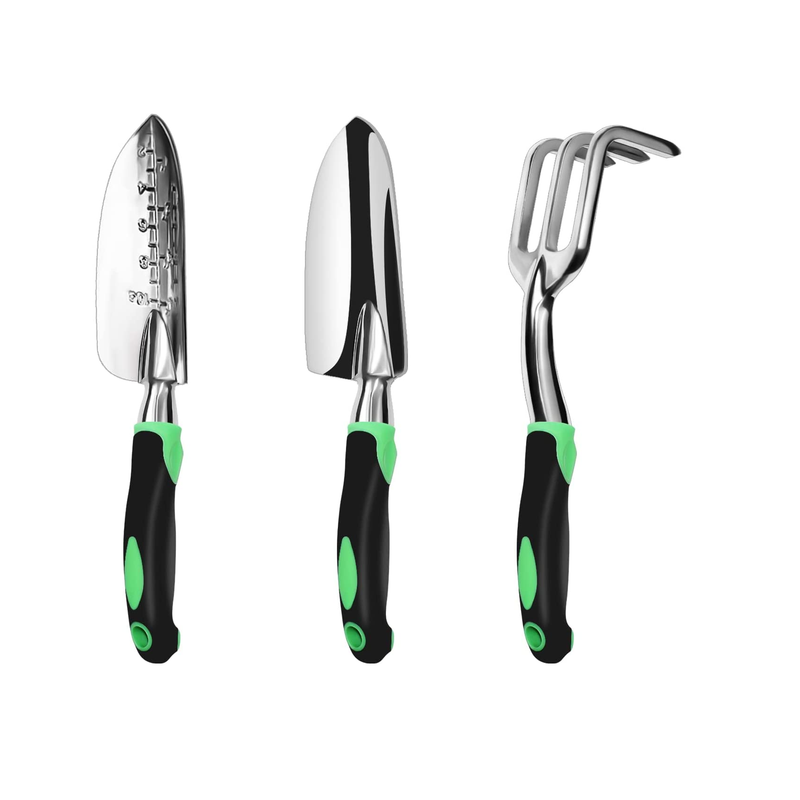  Zuzuan Garden Tool Set | 3 Pack Aluminum Heavy Duty Gardening Kit