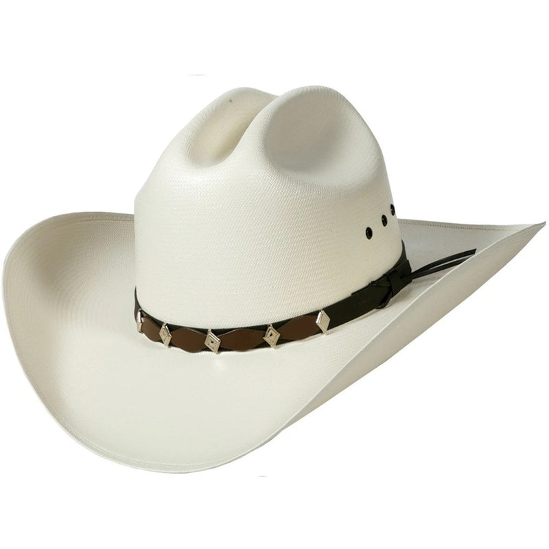 Wild West 300x Straw Hat Traditional Cattleman Crease Crown (2S0R105) 7-1/4 / 3-1/2 / Sinaloa