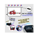 ggomaART Car Side Window Sunshade |  Magnetic Curtain Fire Truck