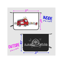 ggomaART Car Side Window Sunshade |  Magnetic Curtain Fire Truck