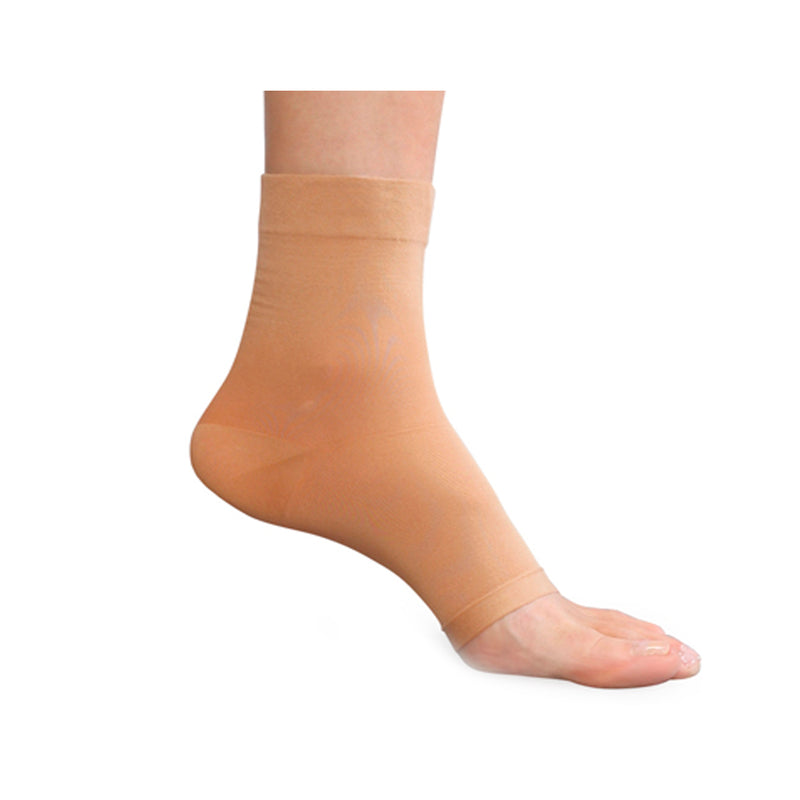 Anklet Support Socks 20 - 30 MMHG Beige Open - Toe (