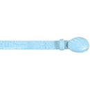 Wild West Caiman Belt With Removable Buckle & Leather Lining Baby Blue (2c110219)