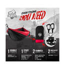 the Kootek Store Camping Hammock for Travel and Hiking Single & Double Outdoor Hammock Light