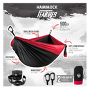 the Kootek Store Camping Hammock for Travel and Hiking Single & Double Outdoor Hammock Light